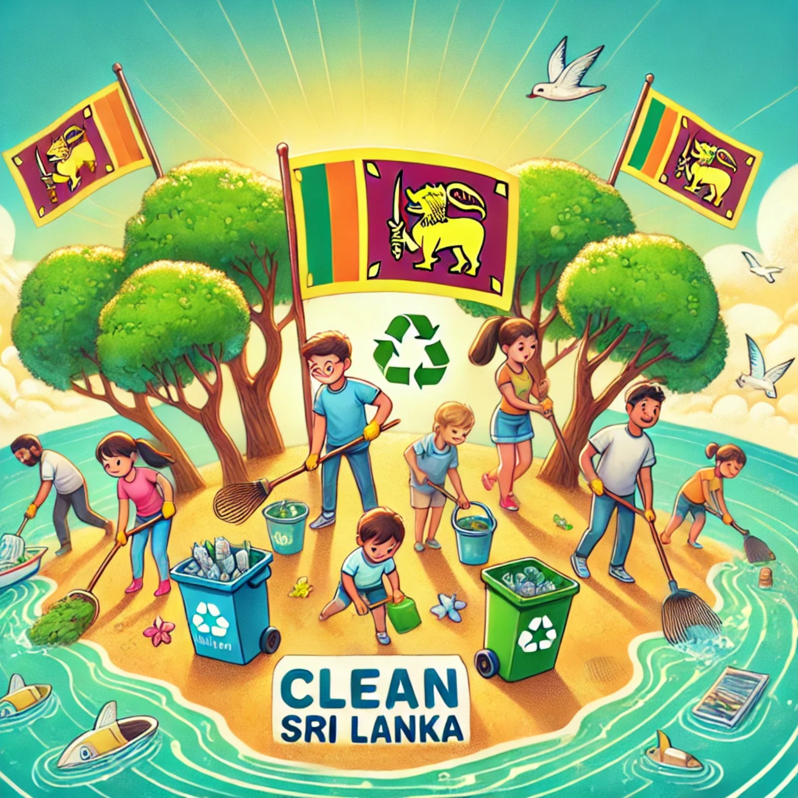 பாடசாலைகளிலும் Clean Sri Lanka வேலைத்திட்டம்